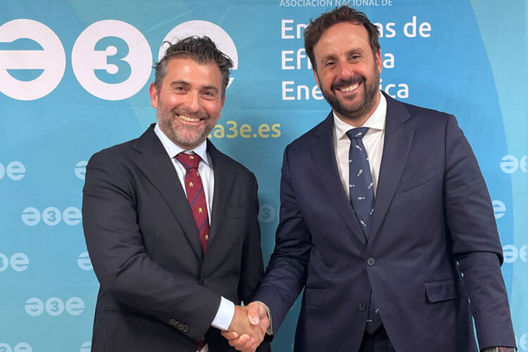Diego Gómez Albuena (Axpo) y Ginés Ángel García (A3E).