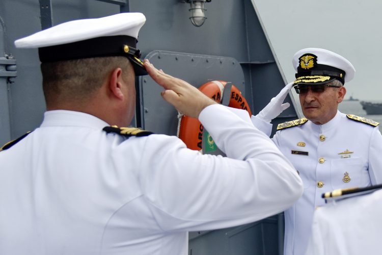 Almirante Evelio Enrique Ramírez Gáfaro Armada de Colombia corbeta