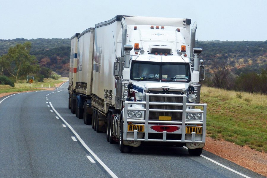 camión mercancías seguridad transporte carretera