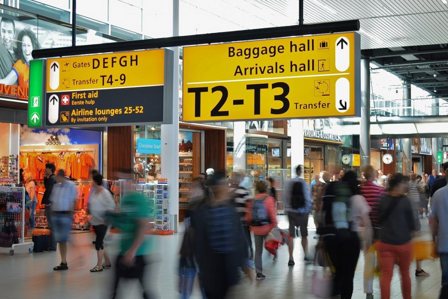 terminal aeropuerto carteles de señalización