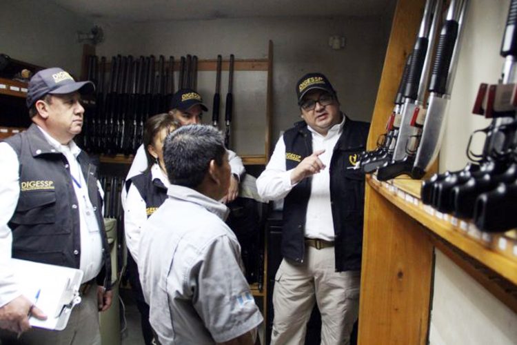 Guatemala inspección empresas de seguridad privada