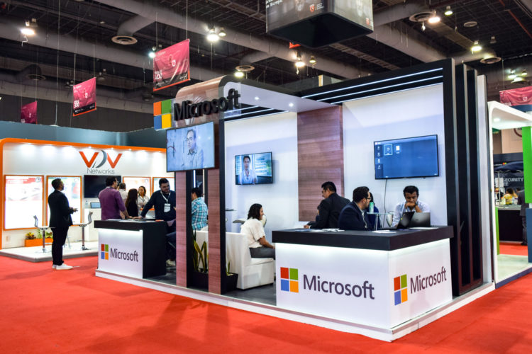 Infosecurity México stand Microsoft