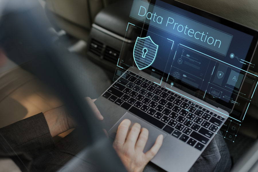 seguridad de los datos ordenador portátil data protection