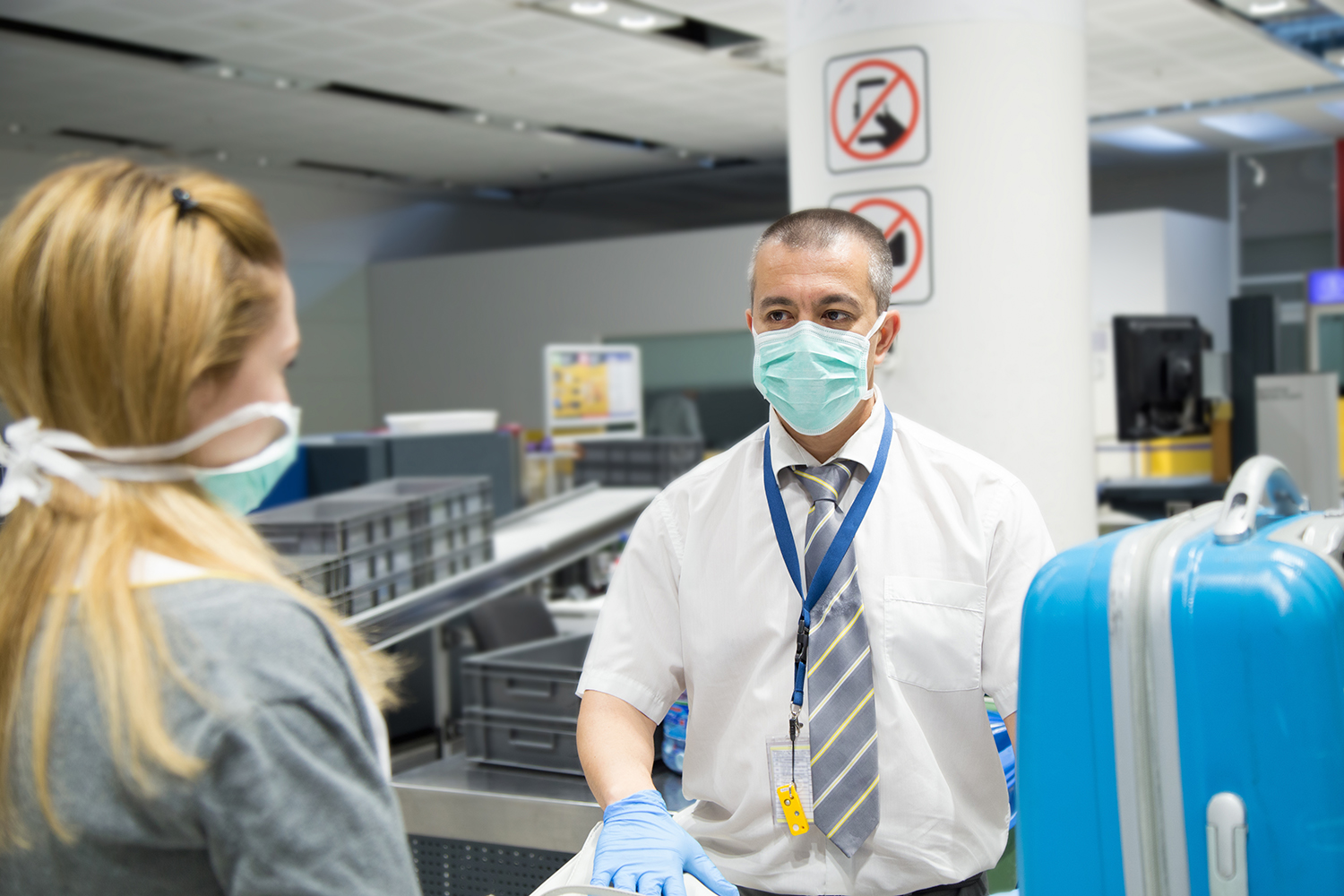 seguridad aeroportuaria inspección de equipaje