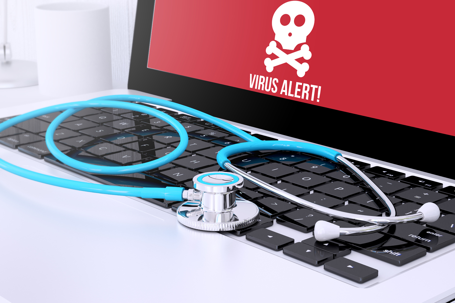ataque de ransomware contra el ordenador de un hospital