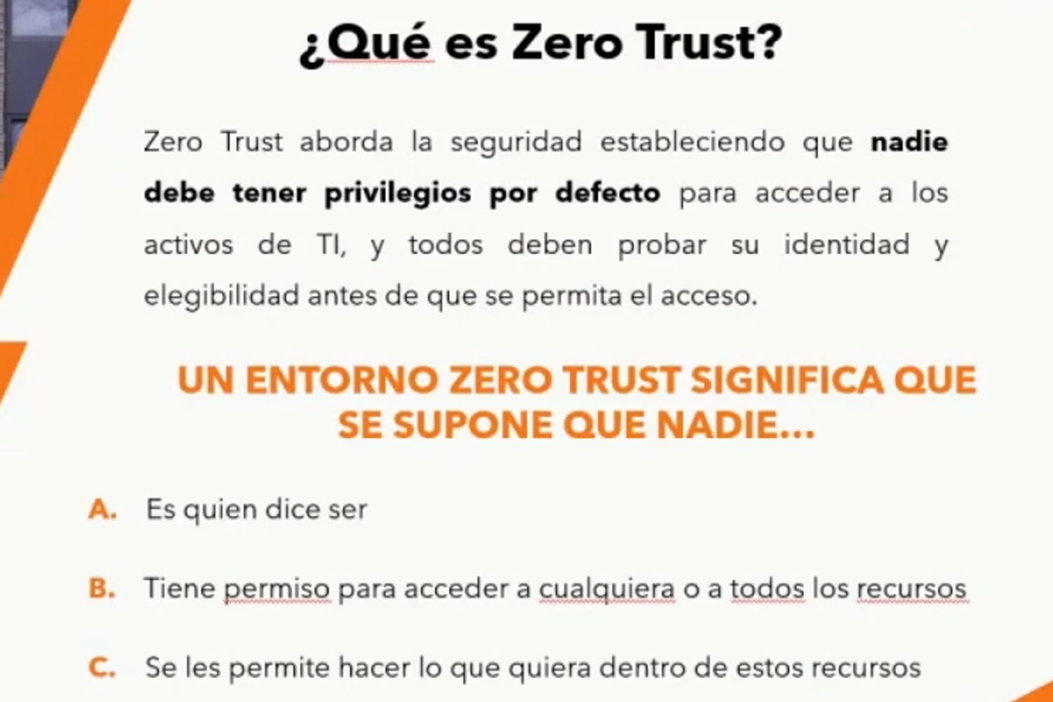 ciberseguridad qué es Zero Trust