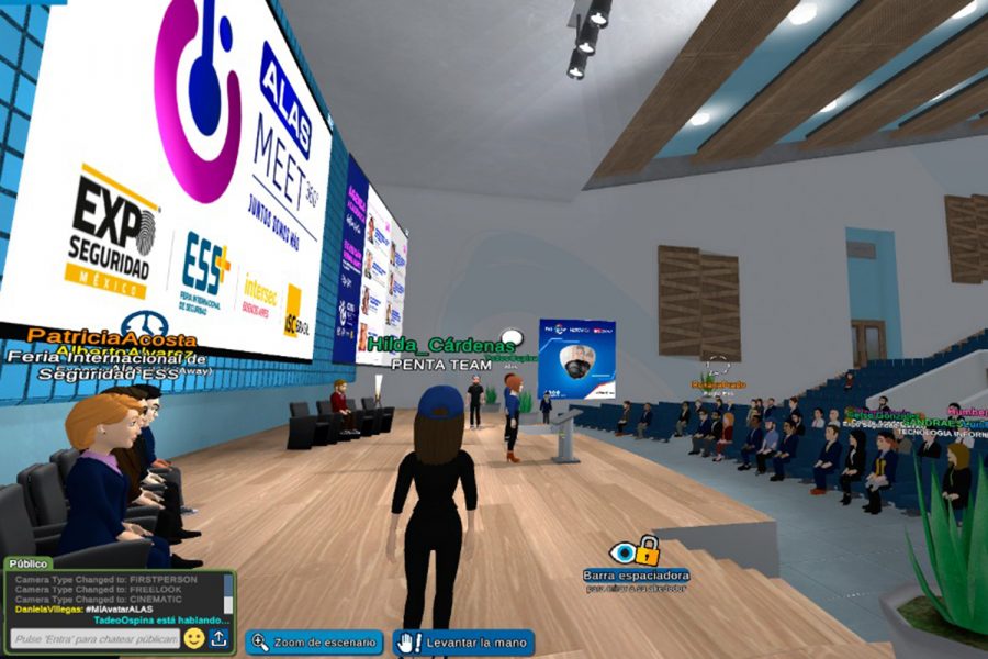 ALAS Meet 360 auditorio del evento virtual