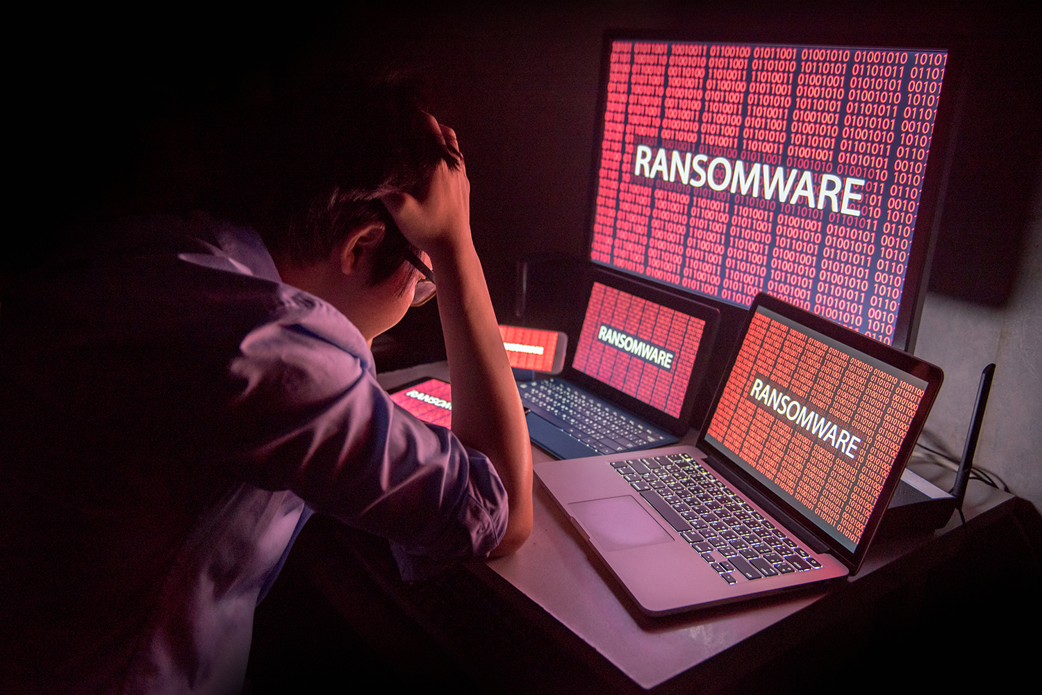 tendencias de ciberseguridad ataque de ransomware a un autónomo que practica teletrabajo