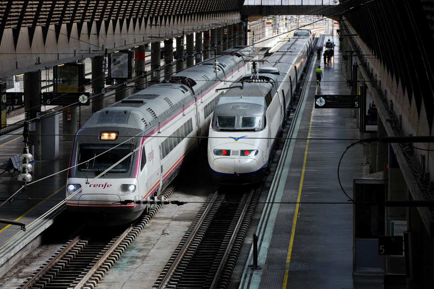 seguridad privada en la estación de Atocha