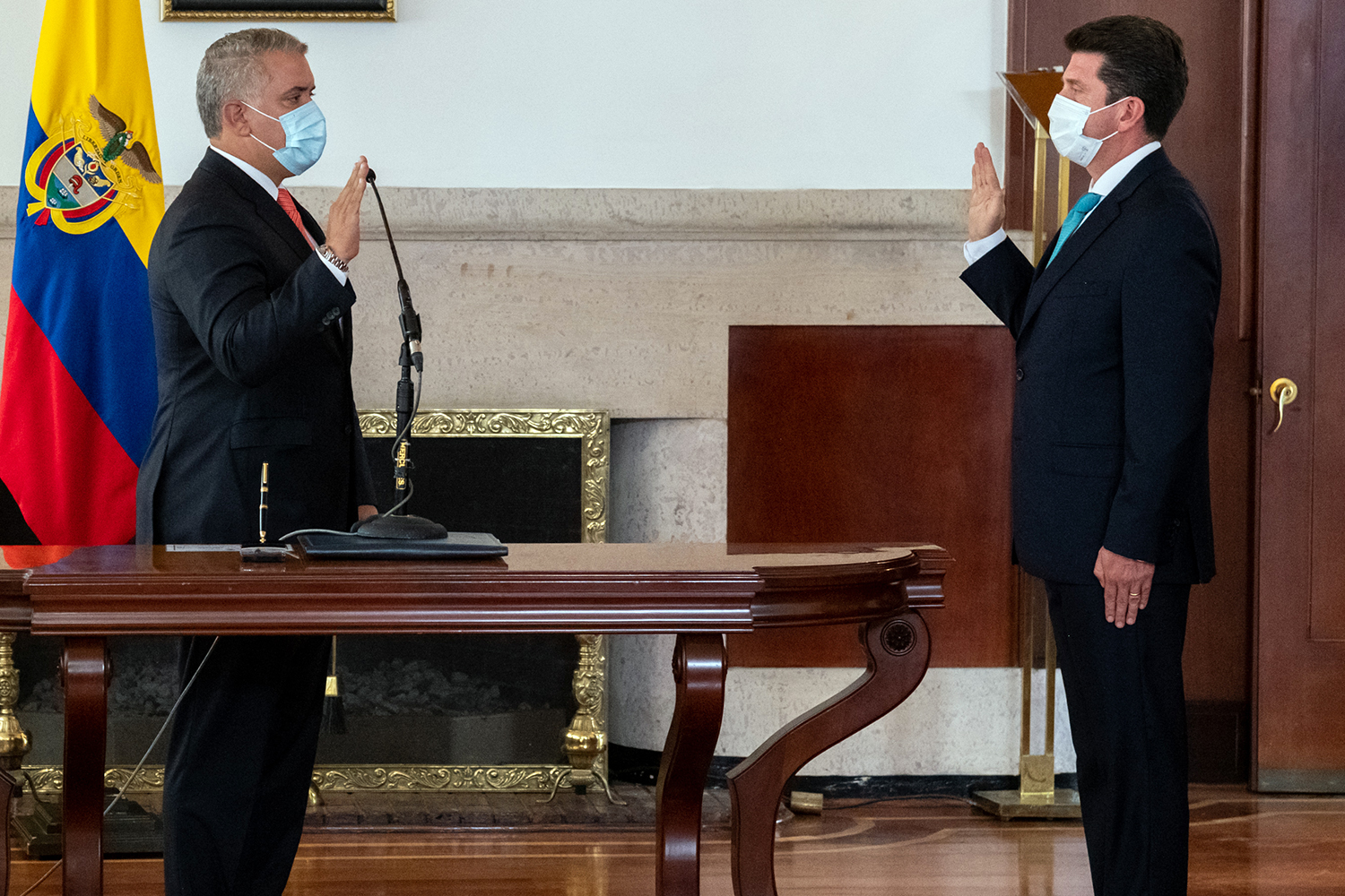 Iván Duque y Diego Molano apoyan al sector de la seguridad privada colombiano