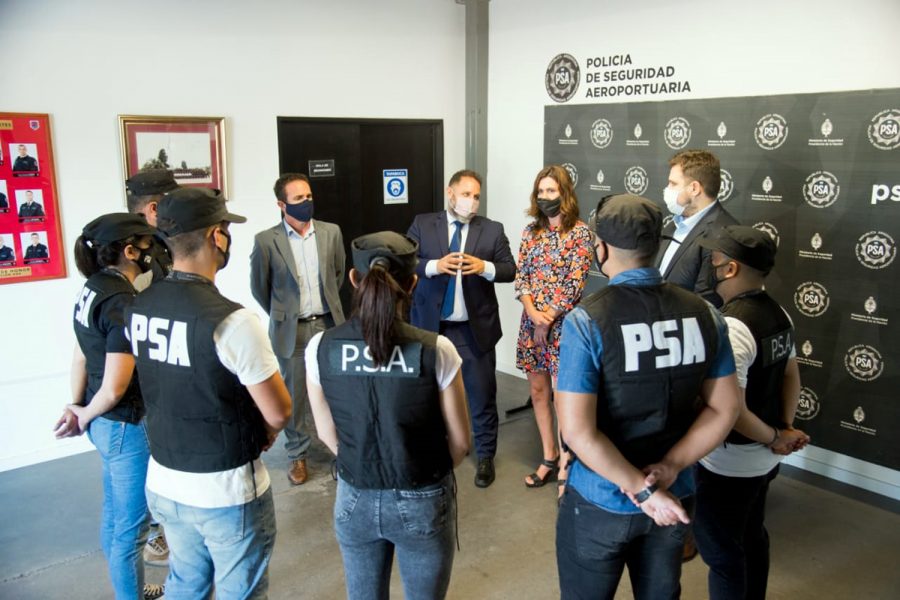 presentación del Área de Ciberdelitos de la Policía de Seguridad Aeroportuaria de Argentina