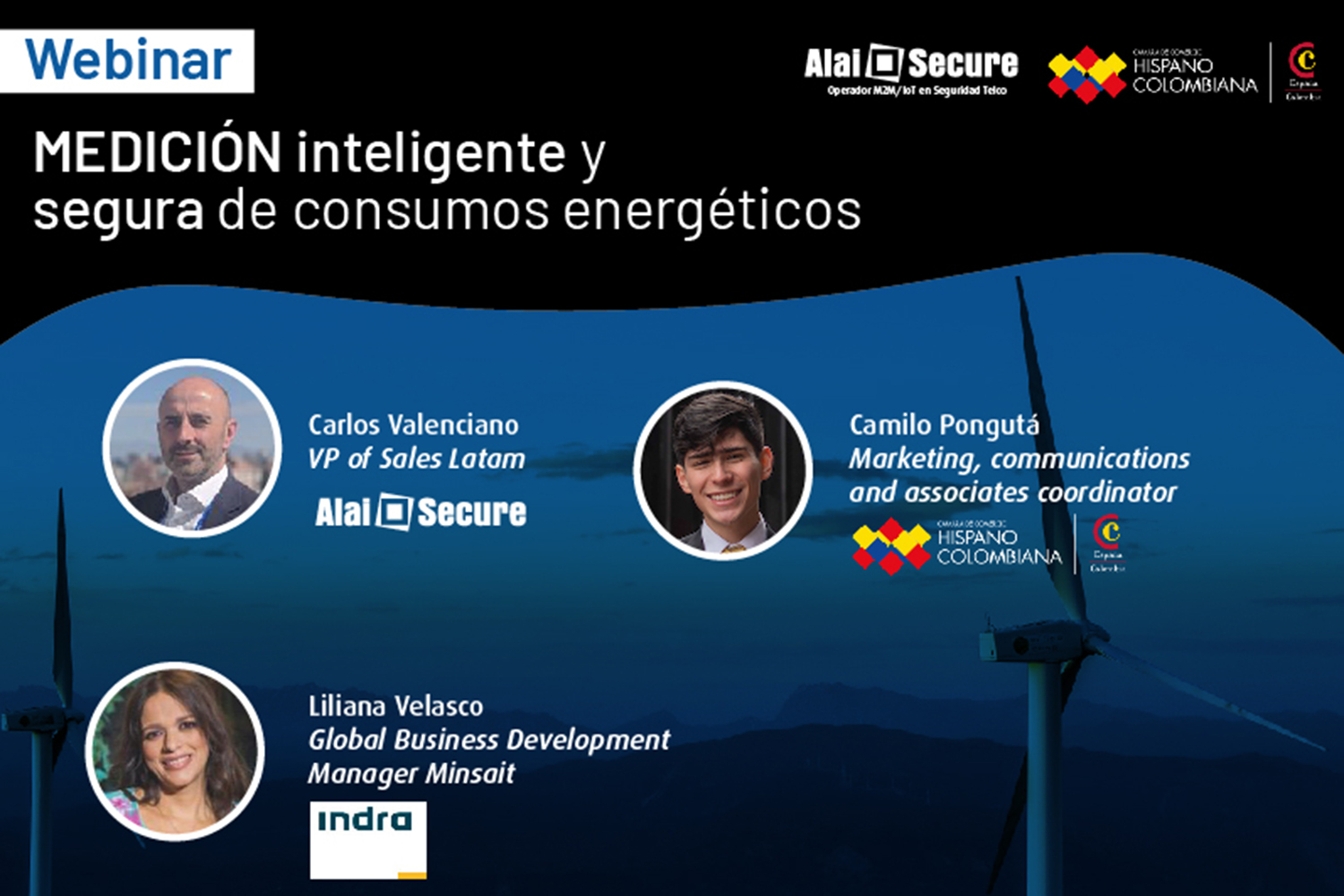 webinar de Alai Secure en Colombia sobre medición inteligente y segura de consumos energéticos