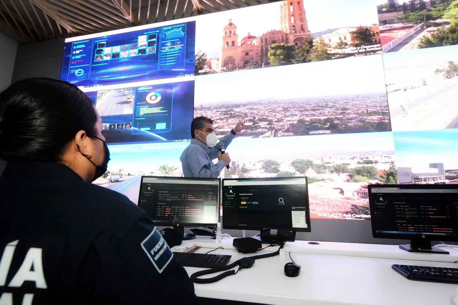 sede de la Policía Cibernética y sistema de videovigilancia de Coahuila