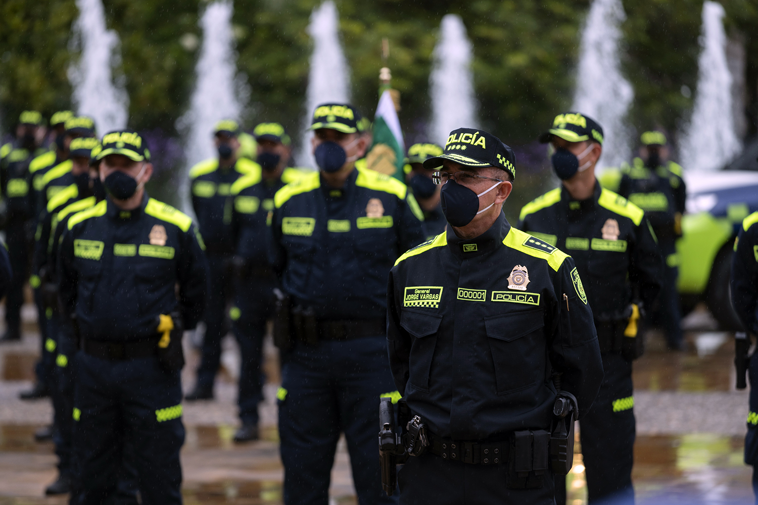 Cibo salutare autunno mescolare uniforme policia nacional rifiuto alga ...