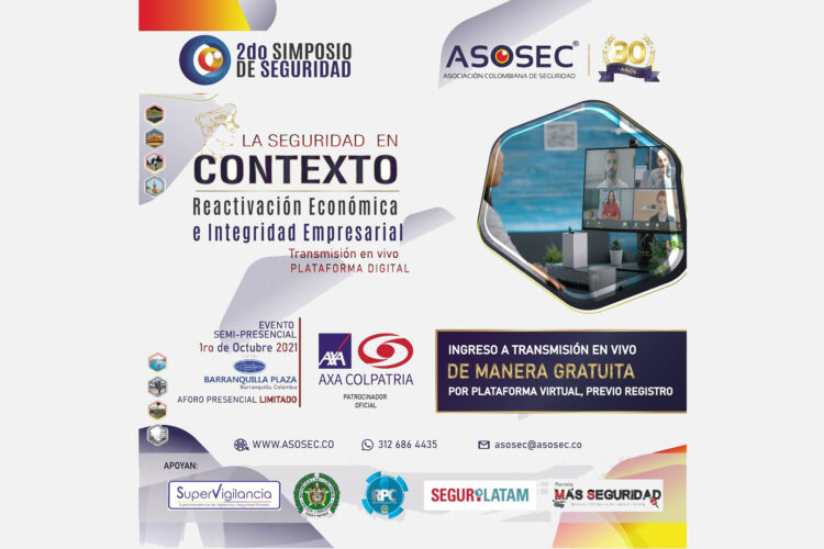 Cartel del Segundo Simposio de Seguridad de Asosec