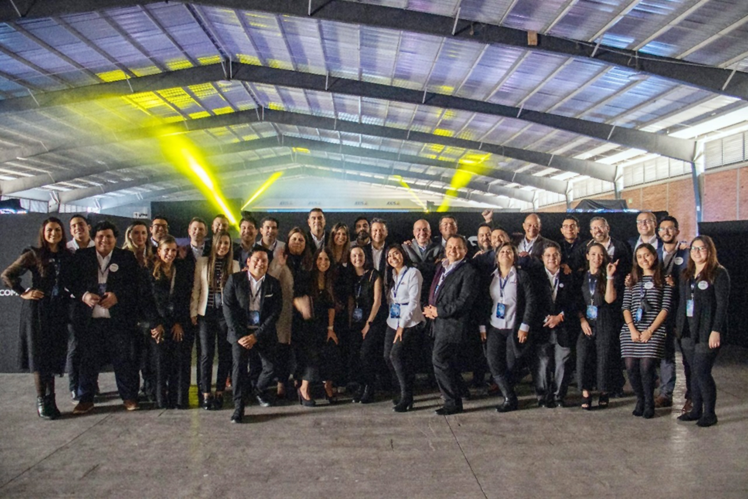 Asistentes al Axis Partner Summit 2021 de Axis Communications celebrado en el Foro Corona de la CDMX