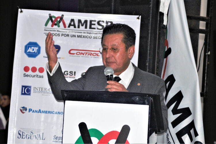 Salvador López Contreras presidente de la Asociación Mexicana de Empresas de Seguridad Privada