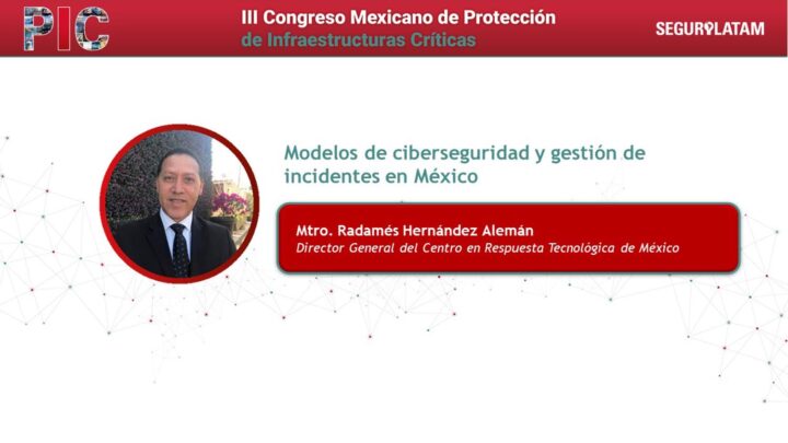 Mtro. Radamés Hernández Alemán, director general del Centro en Respuesta Tecnológica de México.