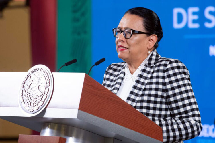Rosa Icela Rodríguez secretaria de Seguridad y Protección Ciudadana de México