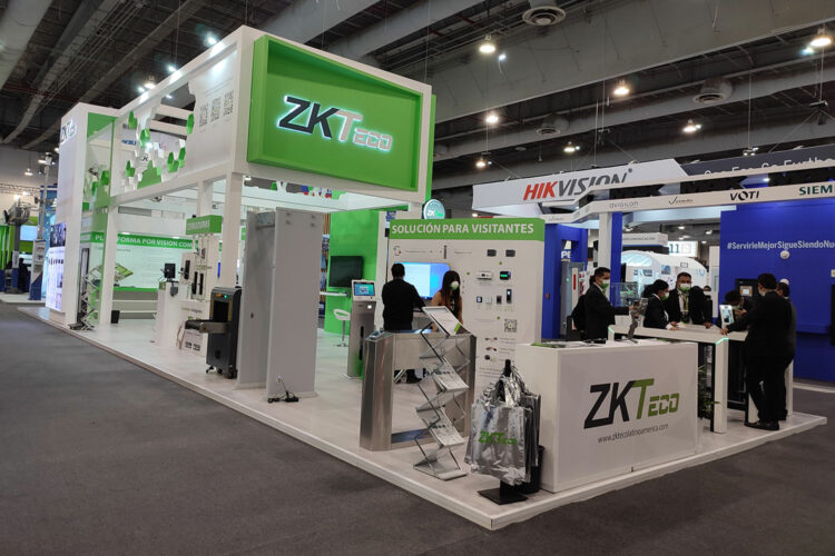 Stand de ZKTeco en Expo Seguridad México 2022