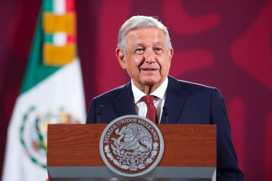 El presidente mexicano Andrés Manuel López Obrador en conferencia de prensa