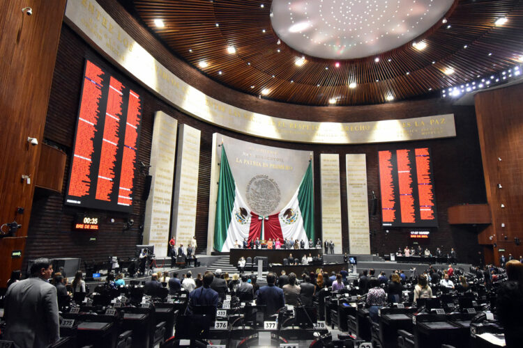 Pleno de la Cámara de Diputados de México