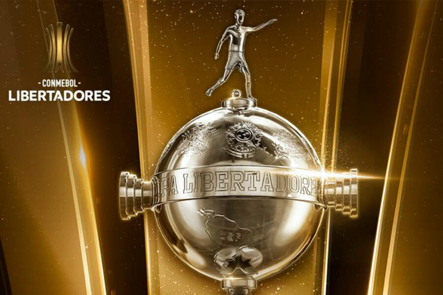 cartel de la Copa Libertadores de fútbol