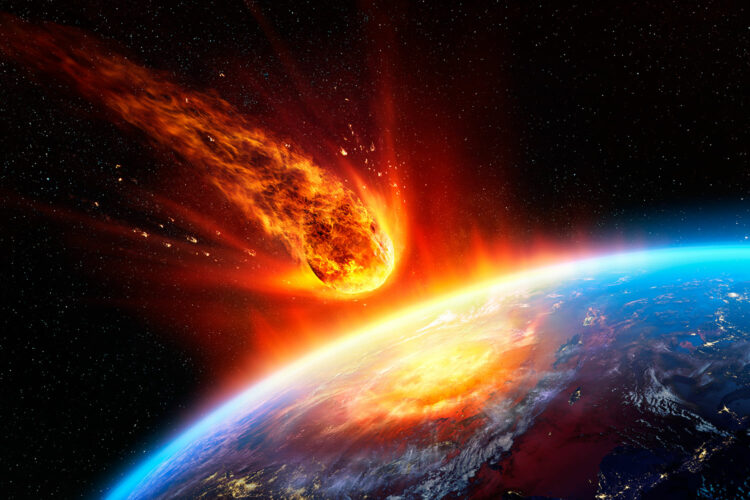 un asteroide se dirige contra el planeta Tierra