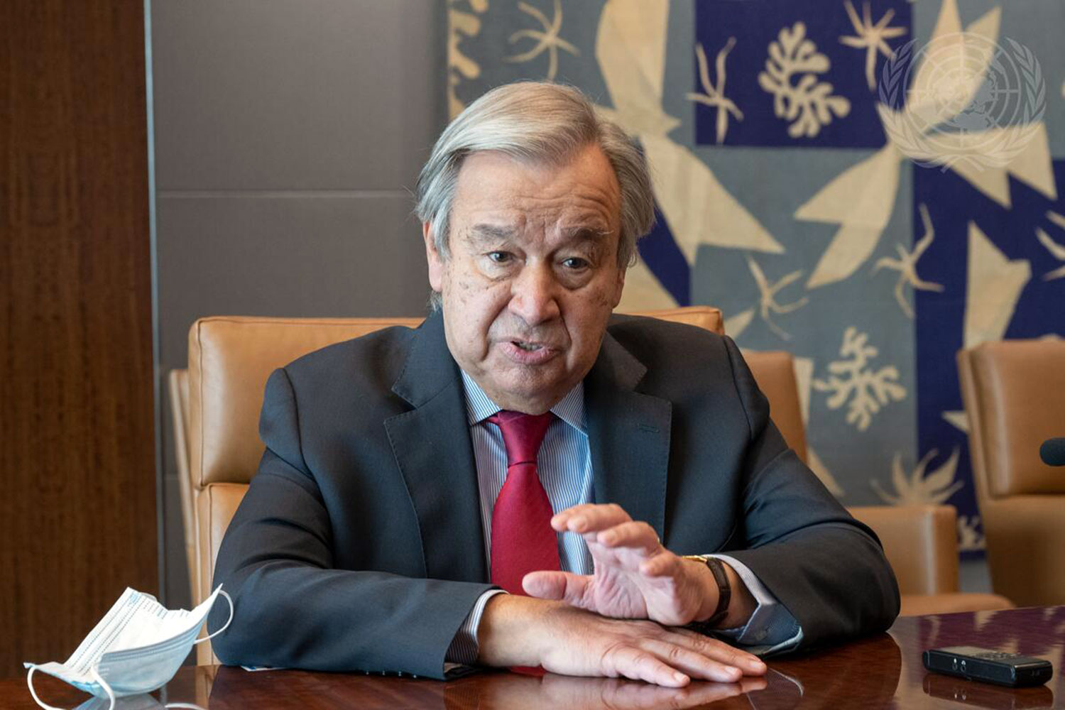 El portugués António Guterres, secretario general de la ONU