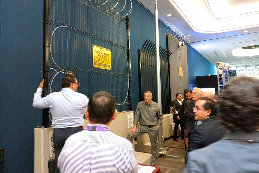 stand de Eximco en la I Feria AVSEC de México