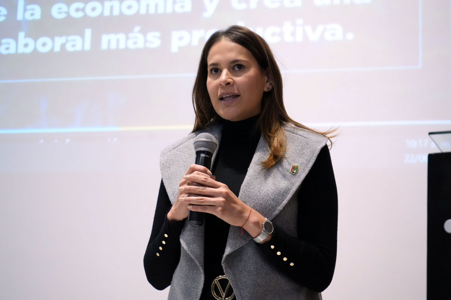 Ana Catalina Cano, viceministra de Veteranos y del Grupo Social y Empresarial de la Defensa (GSED) de Colombia