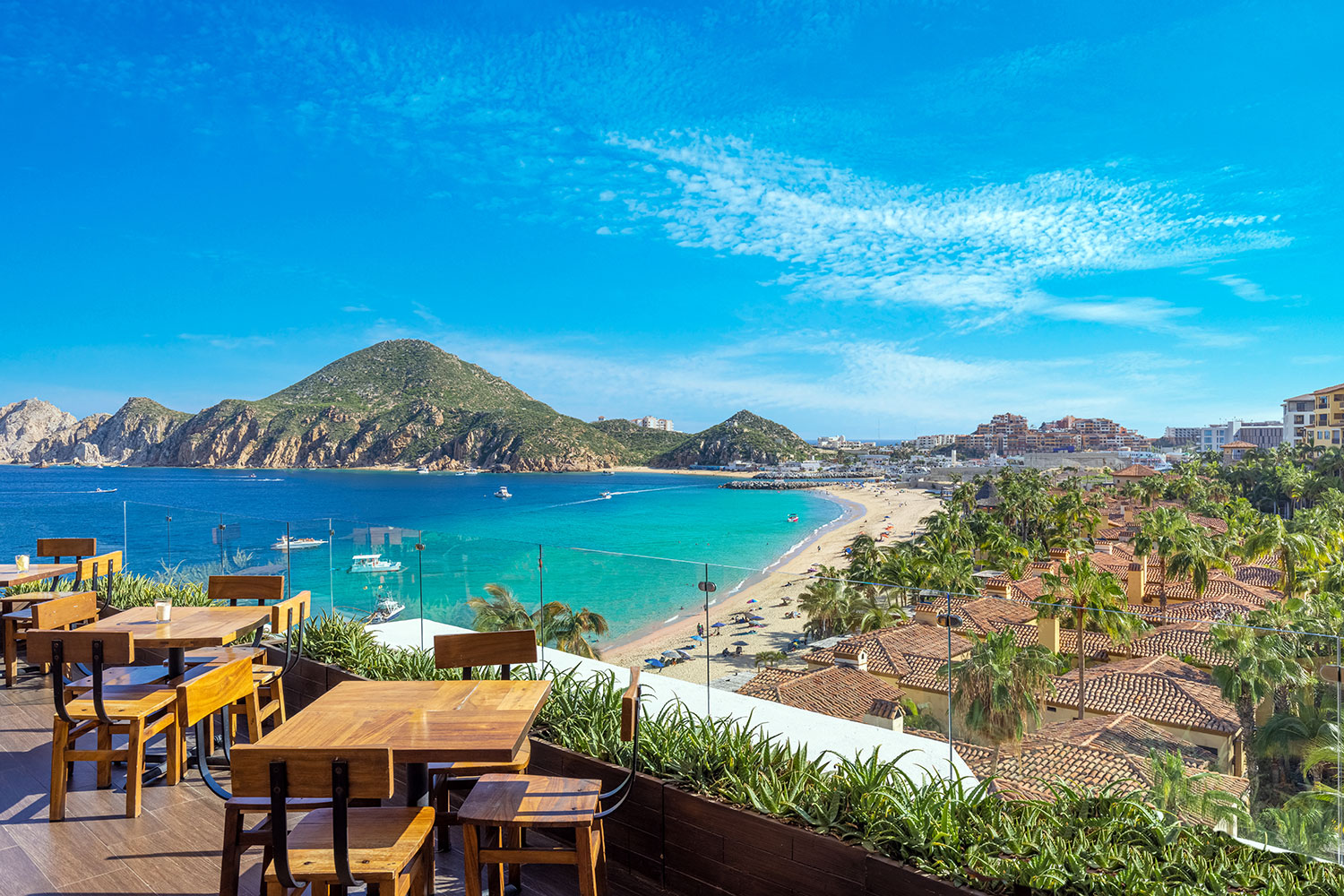paisaje de playa en Los Cabos (México)