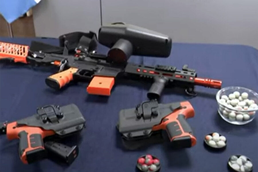 armas no letales de gas pimienta de la Policía de la Provincia de Córdoba