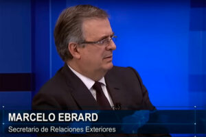 Marcelo Ebrard, secretario de Relaciones Exteriores de México
