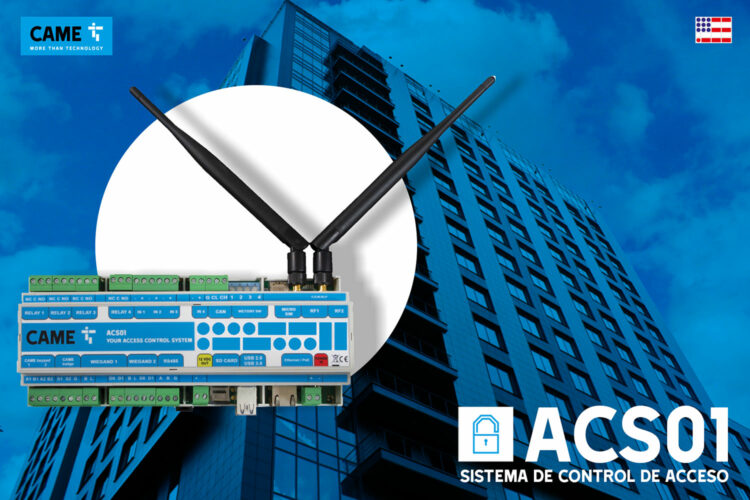 Sistema de control de accesos CAME ACS01.