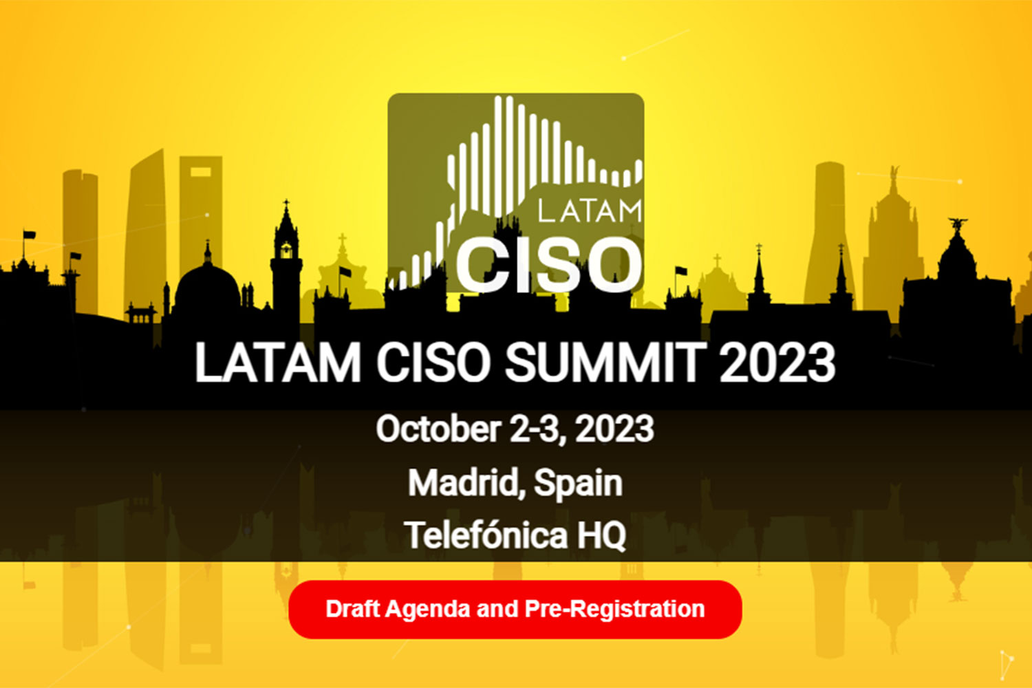 Cartel del evento LATAM CISO Summit 2023