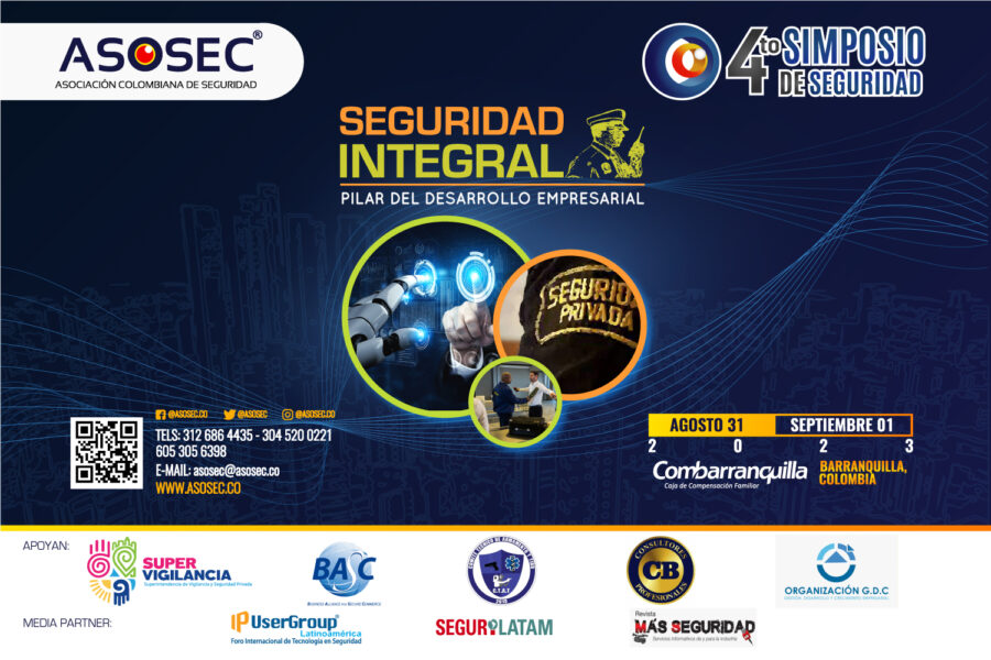 Cartel del 4to Simposio de Seguridad de Asosec