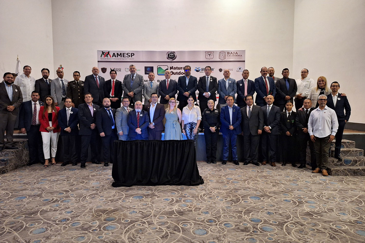 Participantes en la asamblea nacional de AMESP celebrada en la ciudad de Tijuana (Baja California, México).