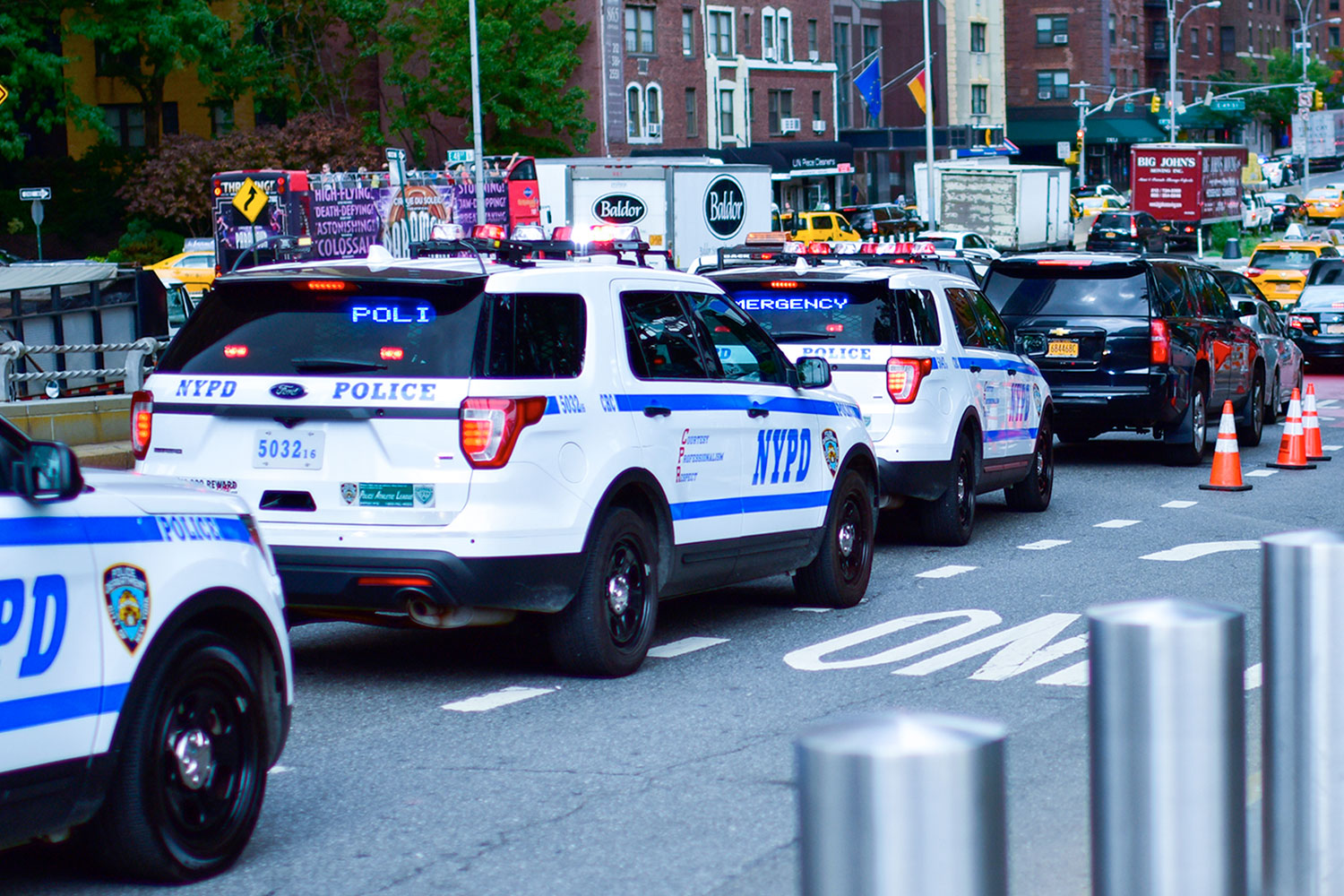 autos del Departamento de Policía de Nueva York