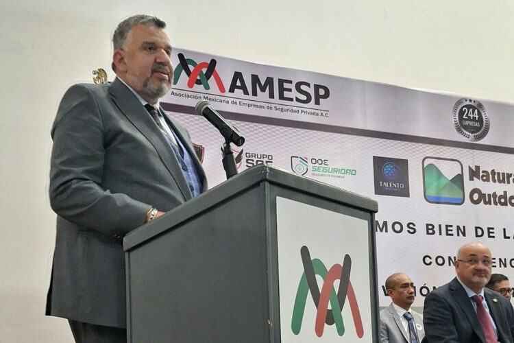 Gabriel Bernal Gómez, presidente de la Asociación Mexicana de Empresas de Seguridad Privada (AMESP).