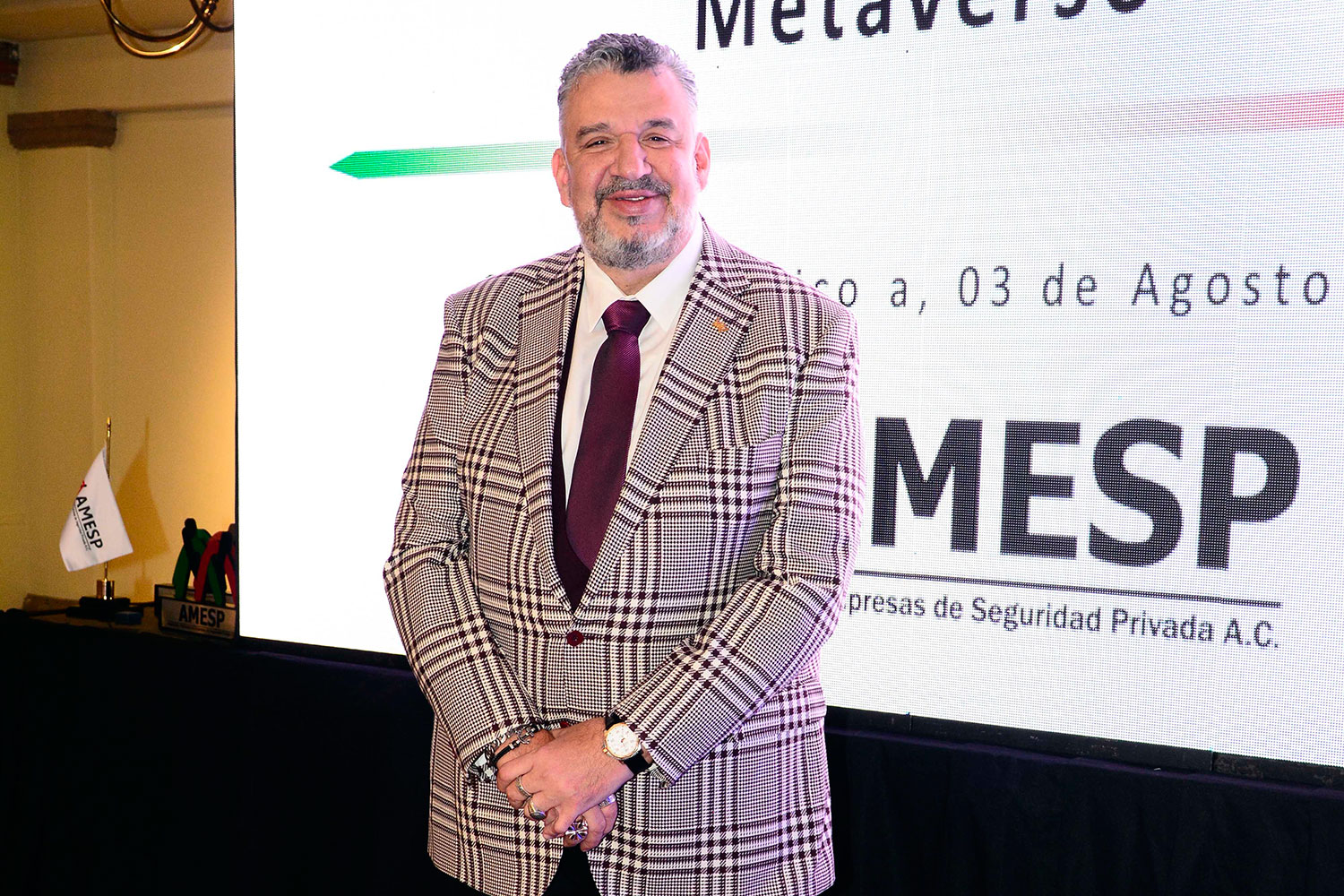 Gabriel Bernal Gómez, presidente de la Asociación Mexicana de Empresas de Seguridad Privada (AMESP).