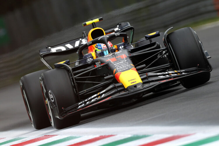 Sergio Checo Pérez en el GP de Italia 2023 de Fórmula 1