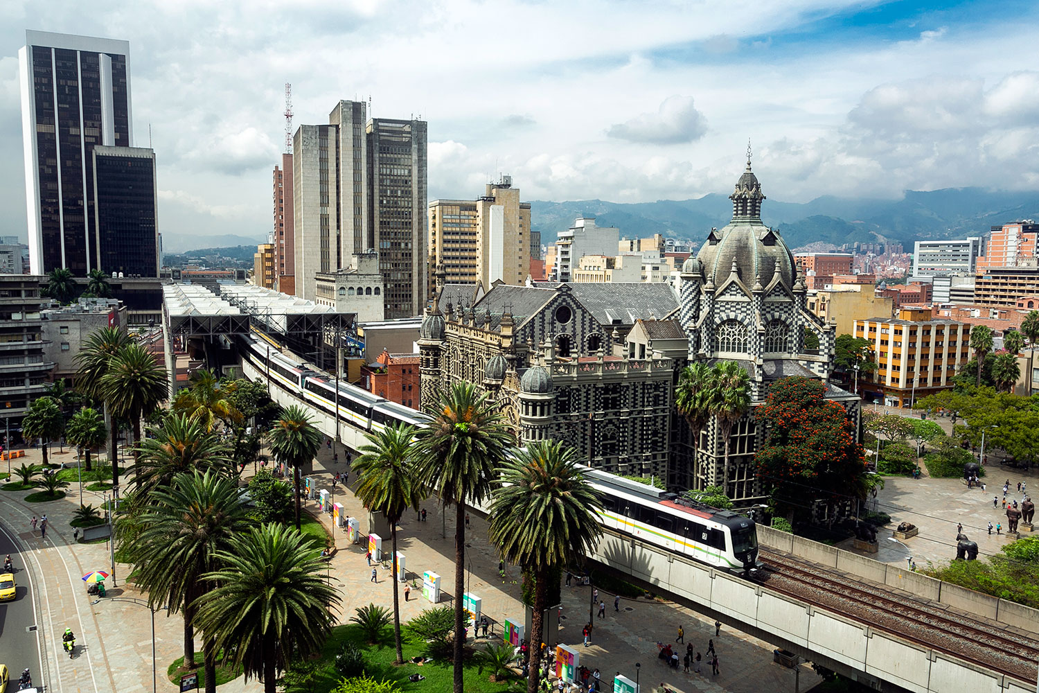 vista de la ciudad colombiana de Medellín
