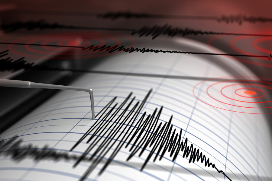 un sismógrafo mide la actividad sísmica