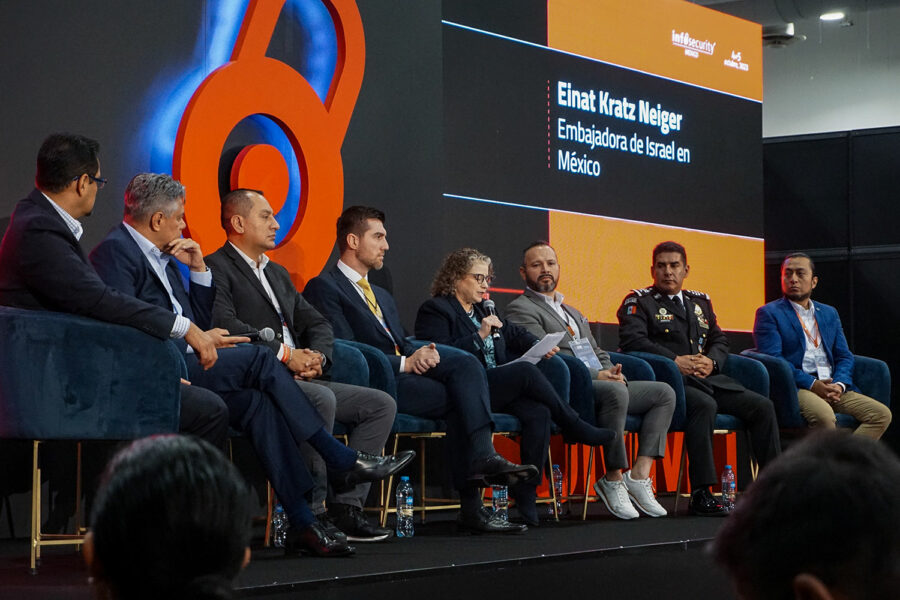 Einat Kranz Neiger, embajadora de Israel, participó en la inauguración de Infosecurity México 2023.