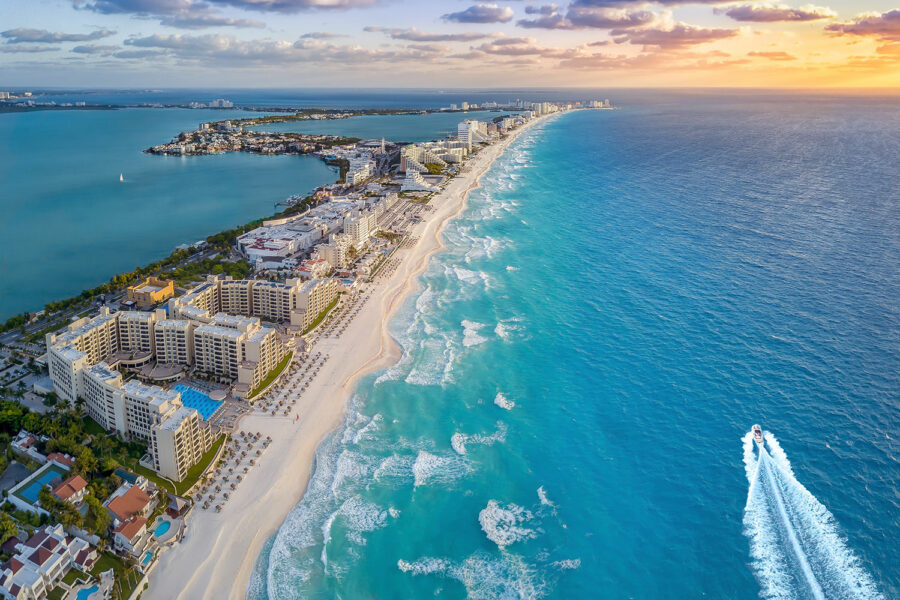 vista panorámica de Cancún