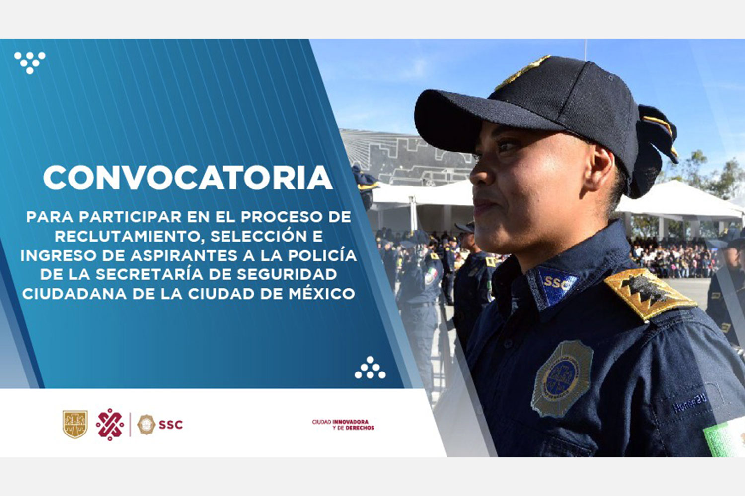 Convocatoria de reclutamiento de la Policía de la Ciudad de México