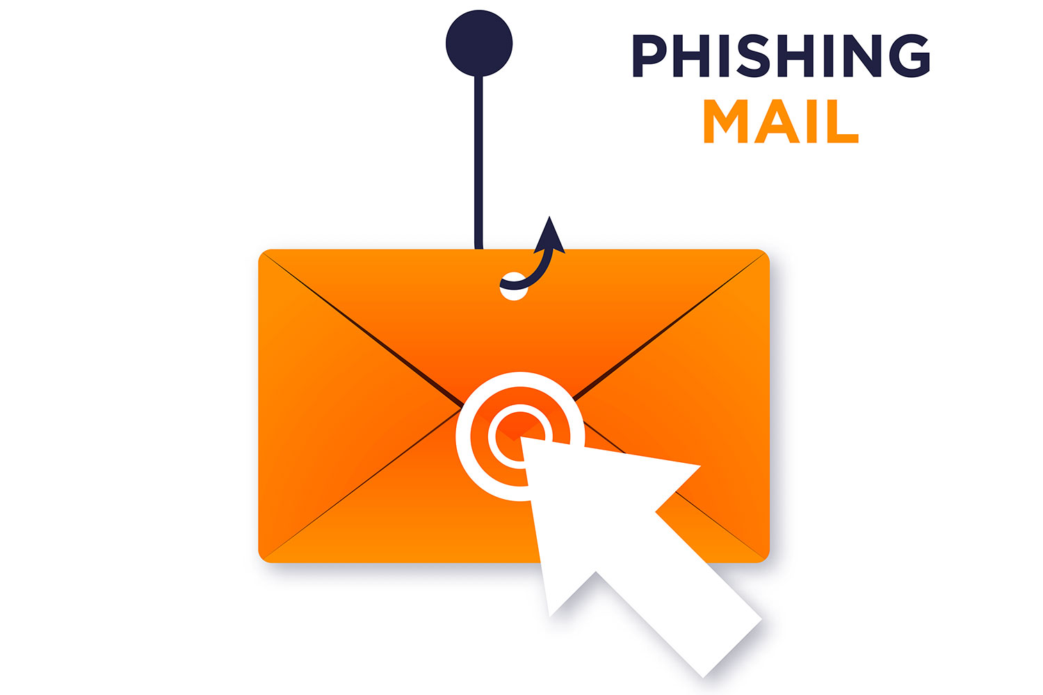 un correo electrónico con phishing