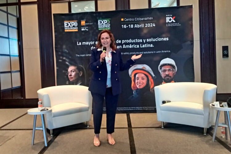 Laura Barrera, directora de Expo Seguridad México y Expo Seguridad Industrial.