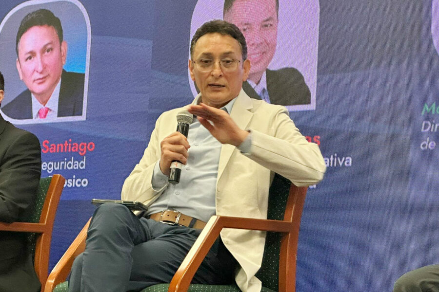 Dagoberto Santiago, director de Seguridad Corporativa de PepsiCo, en el I Congreso Mexicano de Directores de Seguridad.